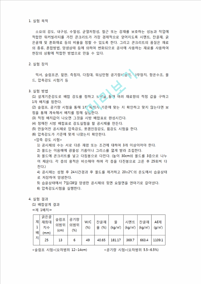 [공학] 콘크리트 압축 강도 시험.hwp